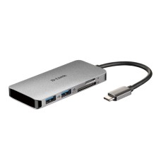 DLINK ADAPTER 6-IN-1 USB-C HUB, HDMI 4K@60HZ, USB C, USB A, PD 100WATTS; 2*USB-A 3.1 GEN2 DATA TRANSFER 10GB/S 5V/1.5A FAST CHARGING; 2*USB-C 3.1 GEN2 DATA TRANSFER 10GB/S 5V/1.5A FAST CHARGING DLINK ADAPTER 6-IN-1 USB-C HUB, HDMI 4K@60HZ, USB C, USB A, PD 100WATTS; 2*USB-A 3.1 GEN2 DATA TRANSFER 10GB/S 5V/1.5A FAST CHARGING; 2*USB-C 3.1 GEN2 DATA TRANSFER 10GB/S 5V/1.5A FAST CHARGING
