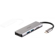 DLINK ADAPTER 5-IN-1, USB-C HUB WITH HDMI/SD AND MICROSD CARD READER