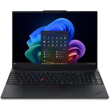 LENOVO NOTEBOOK THINKPAD E16 G4, INTEL ULTRA 7 355, 2.3-4.7GHz/12MB, 8C, 49TOPS, 16GB, 1TB SSD, INTEL GRAPHICS, 16' WUXGA 1920x1200 IPS 400NITS AG 60Hz, WIFI7, BT, LAN, USB-A, USB4, HSMI, DOS, 3YW, BLACK
