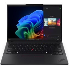 LENOVO NOTEBOOK THINKPAD T14 G6, INTEL ULTRA 5 228V, 2.1-4.5GHz/8MB, 8C, 40TOPS, 32GB, 512GB SSD, INTEL ARC 130V, 14' WUXGA 1920x1200 IPS 400NITS AG 60Hz, WIFI7, BT, LAN, USB-A, USB4, HDMI, WIN 11 PRO, 3YW, BLACK
