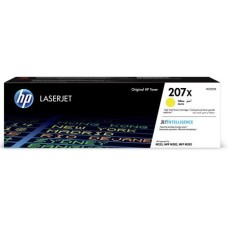HP TONER YELLOW HIGH YIELD, HP 207X, FOR PRINTERS COLOR LASERJET PRO M255DW, M282NW, M283FDN, M283FDW, - 2.450 PAGES