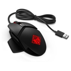 HP MOUSE OMEN GAMING REACTOR USB, 6 BUTTONS, OPTICAL SENSOR FOR PRECISE MOVEMENT ON MOST SURFACES, 0.2 MS 3 TIMES FASTER THAN A TRADITIONAL MECHANICAL MOUSE SWITCH, CUSTOM LIGHTING THROUGH OMEN COMMAND CENTER, BLACK HP MOUSE OMEN GAMING REACTOR USB, 6 BUTTONS, OPTICAL SENSOR FOR PRECISE MOVEMENT ON MOST SURFACES, 0.2 MS 3 TIMES FASTER THAN A TRADITIONAL MECHANICAL MOUSE SWITCH, CUSTOM LIGHTING THROUGH OMEN COMMAND CENTER, BLACK