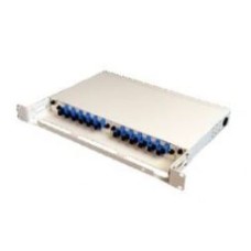 DLINK PATCH PANEL LIU 24 PORT, FIBER OPTIC, RACK MOUNT FIXED, LOADED WITH 12 DUPLEX LC MULTIMODE ADAPTERS