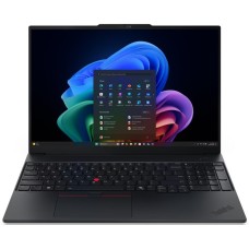 LENOVO NOTEBOOK THINKPAD E16 G4, INTEL ULTRA 5 325, 2.1-4.5GHz/12MB, 8C, 47TOPS, 32GB, 512GB SSD, INTEL GRAPHICS, 16' WUXGA 1920x1200 IPS 400NITS AG 60Hz, WIFI7, BT, LAN, USB-A, USB4, HDMI, WIN 11 PRO, BLACK