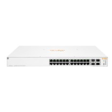 HPE ARUBA SWITCH INSTANT ON 1930 24G, 24x PORTS GIGABIT, FULL PoE CLASS4 370W, 4 SFP+ PORTS, LAYER 2+ (STATIC ROUTING), SMART MANAGED, VLAN, ADVANCE SECURITY FEATURES, RACK MOUNTABLE, LIFETIME WARRANTY HPE ARUBA SWITCH INSTANT ON 1930 24G, 24x PORTS GIGABIT, FULL PoE CLASS4 370W, 4 SFP+ PORTS, LAYER 2+ (STATIC ROUTING), SMART MANAGED, VLAN, ADVANCE SECURITY FEATURES, RACK MOUNTABLE, LIFETIME WARRANTY