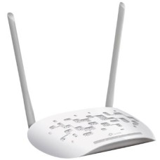 TP-LINK ACCESS POINT WIRELESS N300 SINGLE BAND, 1 X 10/100 LAN PORT, 2 X EXTERNAL ANTENNAS, WPS/ RESET/ ON /OFF BUTTON, RANGE EXTENDER/ CLIENT/ MULTI-SSID/ AP MODE, WPA/WPA2, UP TO 30 METERS WITH PASSIVE POE INJECTOR, WHITE TP-LINK ACCESS POINT WIRELESS N300 SINGLE BAND, 1 X 10/100 LAN PORT, 2 X EXTERNAL ANTENNAS, WPS/ RESET/ ON /OFF BUTTON, RANGE EXTENDER/ CLIENT/ MULTI-SSID/ AP MODE, WPA/WPA2, UP TO 30 METERS WITH PASSIVE POE INJECTOR, WHITE