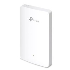 TP-LINK ACCESS POINT AX1800, WIRELESS INDOOR WALL PLATE, 4X GIGABIT PORTS, 2 X DUAL BAND ANTENNAS, ONE PORT SUPPORT POE OUT, BAND STEERING, OMADA APP