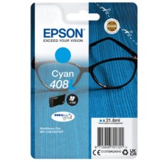 EPSON INK CARTRIDGE SINGLEPACK ULTRA INK CYAN 408XL(21.6ML), FOR WORKFORCE PRO WF-C4810DTWF EPSON INK CARTRIDGE SINGLEPACK ULTRA INK CYAN 408XL(21.6ML), FOR WORKFORCE PRO WF-C4810DTWF