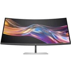 HP MONITOR 37.5'', S7 PRO 738PU BUSINESS CURVED, G, IPS BLACK, 4K WQHD+ 3840x1600 60Hz, 21:9, 5MS, 400 NITS, SPEAKERS, HEIGHT ADJUSTABLE, SWIVEL, TILT, HDMI, DISPLAY PORT, THUNDERBOLT WITH USB-C 100W POWER, LAN, 3YW, BLACK/SILVER HP MONITOR 37.5'', S7 PRO 738PU BUSINESS CURVED, G, IPS BLACK, 4K WQHD+ 3840x1600 60Hz, 21:9, 5MS, 400 NITS, SPEAKERS, HEIGHT ADJUSTABLE, SWIVEL, TILT, HDMI, DISPLAY PORT, THUNDERBOLT WITH USB-C 100W POWER, LAN, 3YW, BLACK/SILVER