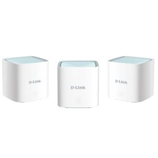 DLINK WIRELESS WHOLE HOME MESH KIT AX1500 DUAL BAND, EAGLE PRO AI, (PACK OF 3 UNITS ), DOS, STATEFUL PACKET INSPECTION, ANTI-SPOOFING CHECKING, IP/MAC ADDRESS FILTERING, 1 X DMZ