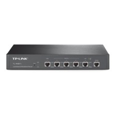 TP-LINK ROUTER, MULTI-WAN LOAD BALANCE, 1 FIXED 10/100MBPS WAN PORT + 3 CONFIGURABLE 10/100MBPS WAN/LAN PORTS + 1 FIXED 10/100MBPS LAN PORT, 1U 13-INCH RACK-MOUNTABLE STEEL CASE, 30000 CONCURRENT SESSIONS, LOAD BALANCE TP-LINK ROUTER, MULTI-WAN LOAD BALANCE, 1 FIXED 10/100MBPS WAN PORT + 3 CONFIGURABLE 10/100MBPS WAN/LAN PORTS + 1 FIXED 10/100MBPS LAN PORT, 1U 13-INCH RACK-MOUNTABLE STEEL CASE, 30000 CONCURRENT SESSIONS, LOAD BALANCE