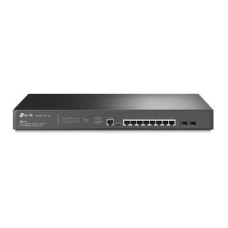 TP-LINK SWITCH 8PORTS 2.5 GIGABIT LAN PORTS PoE+, 2-PORTS 10GE SFP, JETSTREAM, 240W, MANAGED, QOS, L2+, L2 MULTICAST, L3, VLAN, IPV6, MIBs, ACCESS CONTROL LIST, RACKMOUNT, UK PLUG