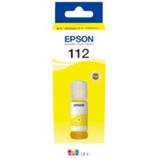 EPSON INK BOTTLE YELLOW 112, 1 x 70.0 ml, 6K PAGES, FOR ITS L6550, L6570, L6580, L15150, L15160, L11160, L6490, L6460, L15180