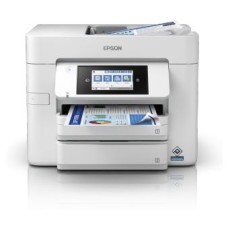 EPSON PRINTER ALL IN ONE INKJET COLOR BUSINESS WF-C4810DTWF A4, 2 TRAYS, PRINT, SCAN, COPY, FAX, 16PPM BLACK 9PPM COLOR, 4.800 X 2.400 DPI, USB, WiFi, WiFi DIRECT, LAN, WHITE