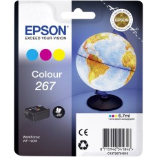 EPSON INK CARTRIDGE COLOUR 267 FOR WF-100W EPSON INK CARTRIDGE COLOUR 267 FOR WF-100W