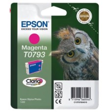 EPSON INK CARTRIDGE MAGENTA T0793, 1 x 11.1 ml, 470 PAGES, FOR STYLUS PHOTO 1400, P50, PX720WD, PX660, PX830FWD, 1500W