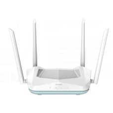 DLINK ROUTER WIRELESS AX 1500 WI-FI 6 DUAL BAND (11AX/AC/B/G/N/A/K/V) AI, MU-MIMO & OFDMA, 3 X GIGABIT LAN PORTS, GIGABIT WAN, 4 EXTERNAL ANTENNAS, VOICE CONTROL, FOTA, D-LINK AI TECHNOLOGY, D-LINK WI-FI MESH, UK PLUG
