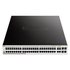 DLINK SWITCH 48PORT POE+, 48X 370W PoE BUDGET GIGABIT LAN PORTS, 4X GIGABIT SFP PORTS, AUTOMATIC MDI / MDIX ON ALL PORTS DLINK SWITCH 48PORT POE+, 48X 370W PoE BUDGET GIGABIT LAN PORTS, 4X GIGABIT SFP PORTS, AUTOMATIC MDI / MDIX ON ALL PORTS