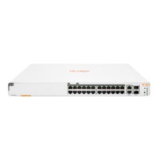 HPE ARUBA SWITCH INSTANT ON 1960 24G, 24x PORTS GIGABIT, 24 PORTS FULL POE CLASS 4 AND 6, 2XGT 10GBE PORTS, 2 SFP+ PORTS, 370W, SMART MANAGED, STACKABLE, LIFETIME WARRANTY