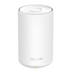 TP-LINK WIRELESS WHOLE HOME MESH KIT AX1500, 4G, DUAL BAND, WITH SPEEDS UP TO 5.0GBPS, 3 x GIGABIT PORTS, QOS, OFDMA, MU-MIMO, WHITE, PACK OF 1 UNIT TP-LINK WIRELESS WHOLE HOME MESH KIT AX1500, 4G, DUAL BAND, WITH SPEEDS UP TO 5.0GBPS, 3 x GIGABIT PORTS, QOS, OFDMA, MU-MIMO, WHITE, PACK OF 1 UNIT