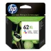 HP INK CARTRIDGE TRI - COLOR HIGH YIELD, HP 62XL, FOR MOBILE PRINTERS 200 & 250 - 415 PAGES