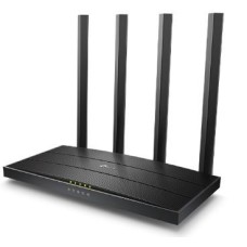 TP-LINK ROUTER WIRELESS AC1900 DUAL BAND, 4 X GIGABIT LAN PORTS, 1 X GIGABIT WLAN PORT, 4 X EXTERNAL ANTENNAS, 3 X MU-MIMO, QOS, PARENTAL CONTROL, WPS/ WIFI/ RESET/ ON/OFF BUTTON, ROUTER/AP MODE, WPA/WPA2/WPA3, BLACK TP-LINK ROUTER WIRELESS AC1900 DUAL BAND, 4 X GIGABIT LAN PORTS, 1 X GIGABIT WLAN PORT, 4 X EXTERNAL ANTENNAS, 3 X MU-MIMO, QOS, PARENTAL CONTROL, WPS/ WIFI/ RESET/ ON/OFF BUTTON, ROUTER/AP MODE, WPA/WPA2/WPA3, BLACK