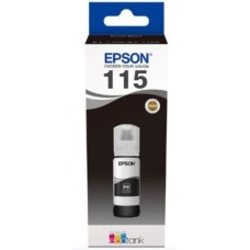 EPSON INK BOTTLE BLACK 115, 1 x 70 ml, 6, 2K PAGES, PIGMENT, 2.300 PHOTOS, FOR ITS L8160, L8180