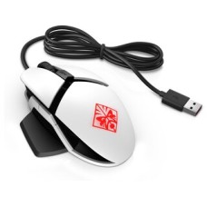 HP MOUSE OMEN GAMING REACTOR, USB, 6 BUTTONS, OPTICAL SENSOR FOR PRECISE MOVEMENT ON MOST SURFACES, 0.2MS 3 TIMES FASTER THAN A TRADITIONAL MECHANICAL MOUSE SWITCH, CUSTOM LIGHTING THROUGH OMEN COMMAND CENTER, WHITE/ BLACK HP MOUSE OMEN GAMING REACTOR, USB, 6 BUTTONS, OPTICAL SENSOR FOR PRECISE MOVEMENT ON MOST SURFACES, 0.2MS 3 TIMES FASTER THAN A TRADITIONAL MECHANICAL MOUSE SWITCH, CUSTOM LIGHTING THROUGH OMEN COMMAND CENTER, WHITE/ BLACK
