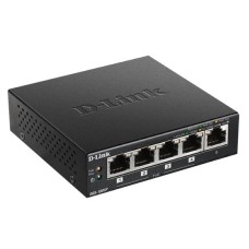 DLINK SWITCH 5PORT PoE, GIGABIT 4x PoE BUDGET 60W, LAYER 2, UNMANAGED, PLUG & PLAY, AUTO MDI/MDIX, DESKTOP