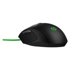 HP MOUSE PAVILION GAMING 300 USB, 5000 DPI OPTICAL SENCOR, 8 BUTTONS, TOTAL WITH 2 THUMB BUTTONS ON EACH SIDE, MAKING IT IDEAL WHETHER YOU’RE LEFT OR RIGHT HANDED, BLACK/GREEN