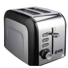 VOX TOASTER 850W, 2 SLICES, TOASTING, DEFROST, REHEAT, AUTOMATIC SHUTDOWN
