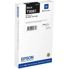 EPSON INK CARTRIDGE BLACK XL T9081, 1 x 100.0 ml, FOR WF-6590DWF, WF-6590DTWFC, WF-6590D2TWFC, WF-6090DW, WF-6590DTWC, WF-6090D2TWC