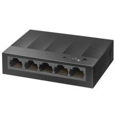 TP-LINK SWITCH 5PORTS GIGABIT LAN PORTS, UNMANAGED, AUTO-NEGOTIATION RJ45 PORT SUPPORTING AUTO-MDI/MDIX, PLASTIC CASE, DESKTOP, UK PLUG, BLACK