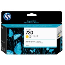 HP INK CARTRIDGE YELLOW, HP 730, 130ML, FOR DESIGNJETS T1600, T1700, T2600 SERIES