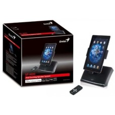 GENIUS SPEAKER SYSTEM SP-i600 4W RMS, SUPPORT iPHONE, iPOD, iPAD WITH 30-PIN CONNECTOR, REMOTE & VOLUME CONTROL, CHARGER, ROTATES, AUX-IN JACK GENIUS SPEAKER SYSTEM SP-i600 4W RMS, SUPPORT iPHONE, iPOD, iPAD WITH 30-PIN CONNECTOR, REMOTE & VOLUME CONTROL, CHARGER, ROTATES, AUX-IN JACK