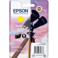 EPSON INK CARTRIDGE YELLOW 502, 1 x 3.3 ml, 160 PAGES, FOR XP-5100, XP-5150 EPSON INK CARTRIDGE YELLOW 502, 1 x 3.3 ml, 160 PAGES, FOR XP-5100, XP-5150