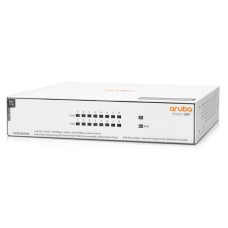 HPE ARUBA SWITCH INSTANT ON 1430 8G 64W, 4x PORTS GIGABIT POE, LAYER 2, UNMANAGED, PLUG AND PLAY, RACK MOUNTABLE, FANLESS DESIGN FOR SILENT OPERATION, LIFETIME WARRANTY