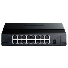 TP-LINK SWITCH 16PORTS 10/100 LAN PORTS, UNMANAGED, FANLESS, RACKMOUNT, UK PLUG