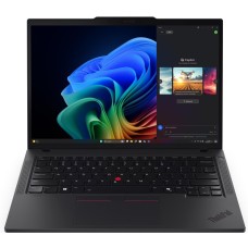 LENOVO NOTEBOOK THINKPAD T14 G6, INTEL ULTRA 7 258V, 2.2-4.8GHz/12MB, 8C, 47TOPS, 32GB, 512GB SSD, INTEL ARC 140V, 14' WUXGA 1920x1200 IPS 400NITS AG 60Hz TOUCH, WIFI7, BT, LAN, USB-A, USB4, HDMI, WIN 11 PRO, 3YW, BLACK