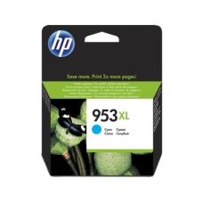HP INK CARTRIDGE CYAN HIGH YIELD, HP 953XL, FOR PRINTERS OFFICEJET 7720, 7730, 7740, 8210, 8218, 8710, 8715, 8720, 8725, 8730, 8740, - 1.600 PAGES