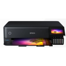 EPSON PRINTER ALL IN ONE INKJET COLOR PHOTO BUSINESS ITS L8180 A3 ECO TANK, PRINT, SCAN, COPY, DVD PRINT, 6 COLORS, 16PPM (B), 12PPM (C), 5.760 x 1.440 DPI, DUPLEX, USB, WiFi, BLACK