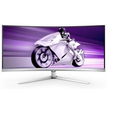 PHILIPS MONITOR 34'', EVNIA, GAMING, CURVED, CUR QD OLED, G, 3440x1440, 175 Hz, 0.03 MS, 32:9, G-SYNC, AMD FREESYNC™ TECHNOLOGY-PREMIUM PRO, SPEAKERS, HEIGHT ADJUSTABLE, SWIVEL, TILT, HDMI X 2, DP X 1, USB-C, USB HUB, WHITE, 3YW PHILIPS MONITOR 34'', EVNIA, GAMING, CURVED, CUR QD OLED, G, 3440x1440, 175 Hz, 0.03 MS, 32:9, G-SYNC, AMD FREESYNC™ TECHNOLOGY-PREMIUM PRO, SPEAKERS, HEIGHT ADJUSTABLE, SWIVEL, TILT, HDMI X 2, DP X 1, USB-C, USB HUB, WHITE, 3YW