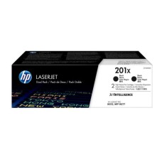 HP TONER BLACK DUAL PACK HIGH YIELD, HP 201X, FOR PRINTERS COLOR LASERJET M252, M277, M274 SERIES - 2.800 PAGES