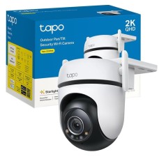 TP-LINK IP CAMERA, OUTDOOR PAN/TILT HOME SECURITY WI-FI, 2K QHD 4MP, DAY/NIGHT VIEW, 360' VISUAL COVERAGE, IP66, MICROSD UP TO 512GB, WIRED/WIRELESS NETWORKING, BUILT IN MIC AND SPEAKER TP-LINK IP CAMERA, OUTDOOR PAN/TILT HOME SECURITY WI-FI, 2K QHD 4MP, DAY/NIGHT VIEW, 360' VISUAL COVERAGE, IP66, MICROSD UP TO 512GB, WIRED/WIRELESS NETWORKING, BUILT IN MIC AND SPEAKER