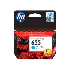 HP INK CARTRIDGE CYAN, HP 655, FOR PRINTERS INK ADVANTAGE 3525, 4615, 4625, 5525