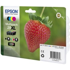 EPSON INK CARTRIDGE 29XL MULTIPACK, 1 x 6.4 ml CYAN, 1 x 6.4 ml MAGENTA, 1 x 11.3 ml BLACK, 1 x 6.4 ml YELLOW, FOR XP-235, XP-332, XP-245, XP-342
