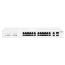 HPE ARUBA SWITCH INSTANT ON 1430 26G, 26x PORTS GIGABIT, 2 SFP PORTS, LAYER 2, UNMANAGED, PLUG AND PLAY, FANLESS DESIGN FOR SILENT OPERATION, LIFETIME WARRANTY