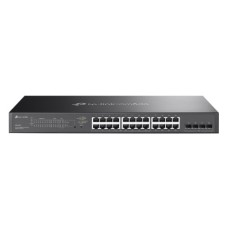TP-LINK SWITCH 28PORTS 16 GIGABIT LAN PORTS PoE+, 8 GIGABIT LAN PORTS, 4 SFP PORTS, 150W, SMART MANAGED, QOS, L2-L2+, VLAN, RACKMOUNT, UK PLUG TP-LINK SWITCH 28PORTS 16 GIGABIT LAN PORTS PoE+, 8 GIGABIT LAN PORTS, 4 SFP PORTS, 150W, SMART MANAGED, QOS, L2-L2+, VLAN, RACKMOUNT, UK PLUG