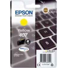 EPSON INK CARTRIDGE CYAN L 407, FOR WF-4745DTWF 1900 PAGES