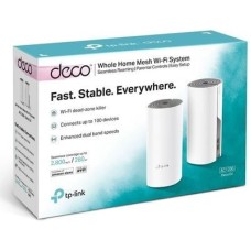 TP-LINK WIRELESS WHOLE HOME MESH KIT AC1200, DUAL BAND, 2 x 10/100 LAN PORTS, 2 X INTERNAL ANTENNAS, MU-MIMO, QOS, PARENTAL CONTROL, ROUTER/AP MODE, WPA/WPA2, WHITE, PACK OF 2 UNITS TP-LINK WIRELESS WHOLE HOME MESH KIT AC1200, DUAL BAND, 2 x 10/100 LAN PORTS, 2 X INTERNAL ANTENNAS, MU-MIMO, QOS, PARENTAL CONTROL, ROUTER/AP MODE, WPA/WPA2, WHITE, PACK OF 2 UNITS